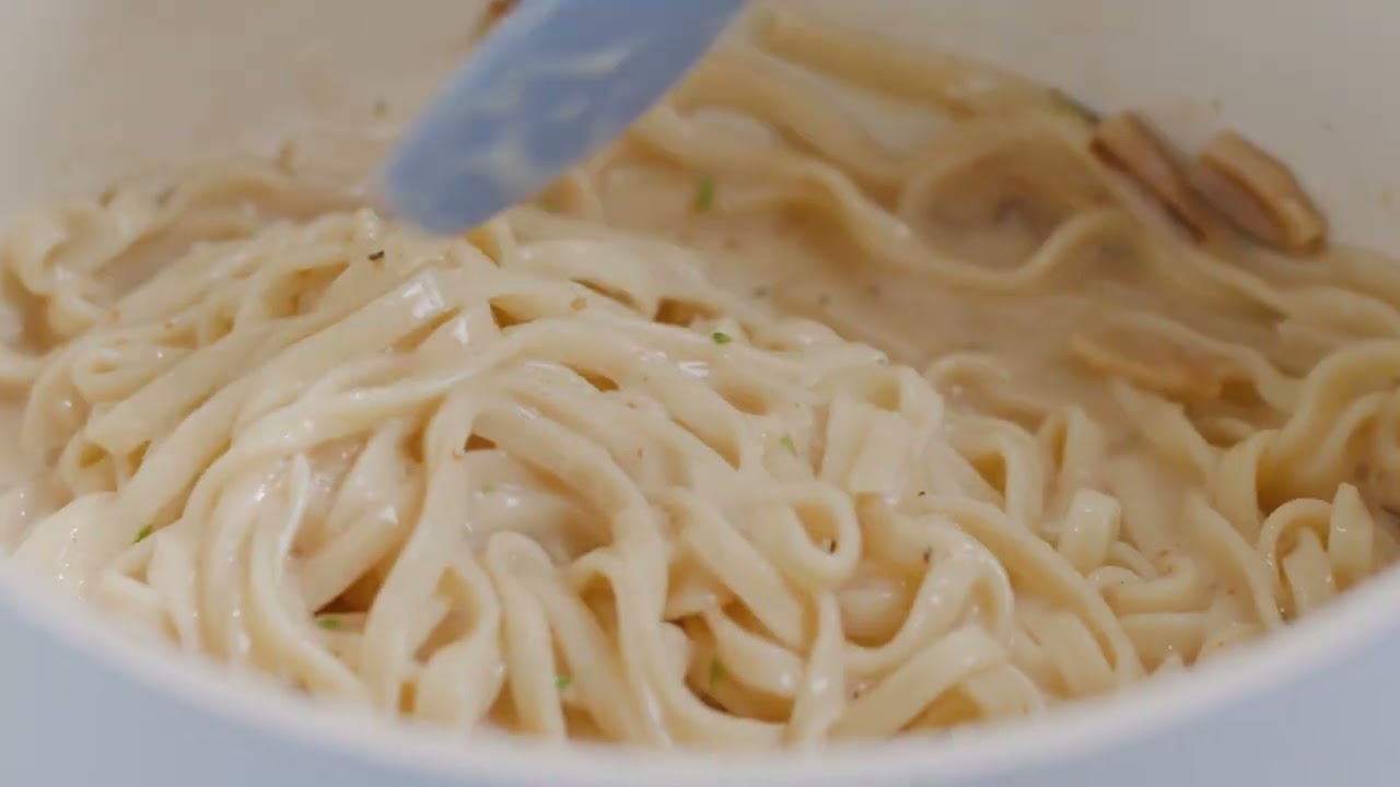[삼양] 탱글 머쉬룸 크림 파스타 끓이는 법🍄‍🟫